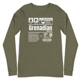 A Product of Grenada - Grenadian Unisex Long Sleeve Tee - Trini Jungle Juice Store