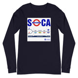Trini Jungle Juice Transit - Soca Underground "GET THRU" Unisex Long Sleeve Tee