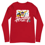 Heritage - Tee-shirt unisexe à manches longues des Îles Vierges