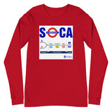 Trini Jungle Juice Transit - Soca Underground "GET THRU" Unisex Long Sleeve Tee