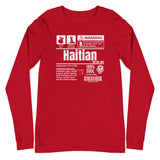 A Product of Haiti - Haitian Unisex Long Sleeve Tee