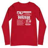 Un produit du Belize - Tee-shirt bélizien unisexe à manches longues