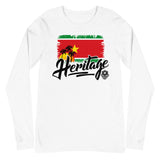 Heritage - Guadeloupe Unisex Long Sleeve Tee - Trini Jungle Juice Store