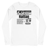 A Product of Haiti - Haitian Unisex Long Sleeve Tee