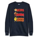 Christmas - Hops, Ham and Chow Chow Unisex Premium Sweatshirt