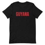 LOCAL - T-shirt unisexe Guyane (imprimé rouge)