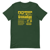 A Product of Grenada - Grenadian Unisex T-Shirt (Yellow Print) - Trini Jungle Juice Store