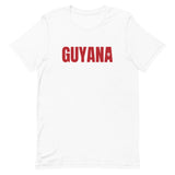 LOCAL - T-shirt unisexe Guyane (imprimé rouge)