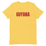 LOCAL - T-shirt unisexe Guyane (imprimé rouge)
