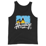 Heritage - St. Lucia Unisex Tank Top - Trini Jungle Juice Store