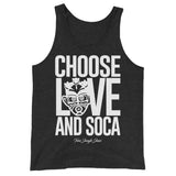 Choose LOVE and SOCA - Unisex Tank Top - Trini Jungle Juice Store