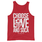 Choose LOVE and SOCA - Unisex Tank Top - Trini Jungle Juice Store