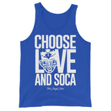 Choose LOVE and SOCA - Unisex Tank Top - Trini Jungle Juice Store