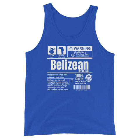 A Product of Belize - Belizean Unisex Tank Top