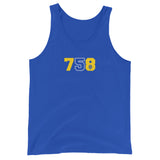 LOCAL - Area Code 758 St. Lucia Unisex Tank Top