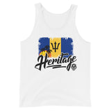 Heritage - Barbados Unisex Tank Top - Trini Jungle Juice Store