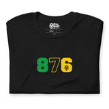 LOCAL - Indicatif régional 876 Jamaïque T-shirt unisexe