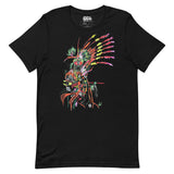 Personnages traditionnels du Mas - T-shirt unisexe indien fantaisie / indien rouge