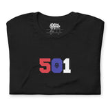 LOCAL - Indicatif régional 501 Belize T-shirt unisexe