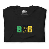 LOCAL - Indicatif régional 876 Jamaïque T-shirt unisexe