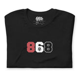 LOCAL - Indicatif régional 868 Trinité-et-Tobago T-shirt unisexe