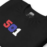 LOCAL - Indicatif régional 501 Belize T-shirt unisexe