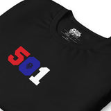 LOCAL - Indicatif régional 501 Belize T-shirt unisexe