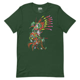 Personnages traditionnels du Mas - T-shirt unisexe indien fantaisie / indien rouge
