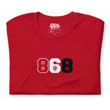 LOCAL - Indicatif régional 868 Trinité-et-Tobago T-shirt unisexe