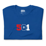 LOCAL - Indicatif régional 501 Belize T-shirt unisexe