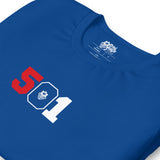 LOCAL - Indicatif régional 501 Belize T-shirt unisexe