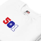 LOCAL - Indicatif régional 501 Belize T-shirt unisexe