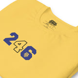 LOCAL - Indicatif régional 246 Barbade T-shirt unisexe