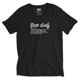 Caribbean Rich - Boss Lady T-shirt col V