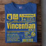 A Product of St. Vincent and The Grenadines - Vincentian Unisex T-Shirt (Yellow Print)