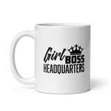 Caribbean Rich - Tasse du quartier général de Girl Boss (Blanc)
