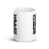 Choisissez LOVE et SOCA Mug (Blanc)