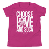 Choose LOVE and SOCA - Youth T-Shirt - Trini Jungle Juice Store