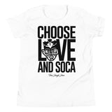 Choose LOVE and SOCA - Youth T-Shirt - Trini Jungle Juice Store
