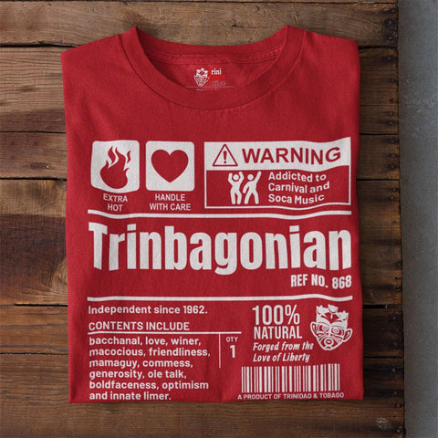 A Product of Trinidad and Tobago - Trinbagonian Unisex T-Shirt - Trini Jungle Juice Store