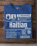 A Product of Haiti - Haitian Unisex T-Shirt (White Font) - Trini Jungle Juice Store