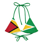 Island Flag - Haut de bikini string Guyana