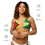 Island Flag - Haut de bikini string Guyana
