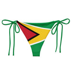 Island Flag - Bas de bikini à cordes Guyana