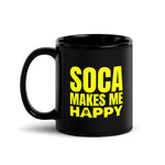 Soca Makes Me Happy Mug (Black)