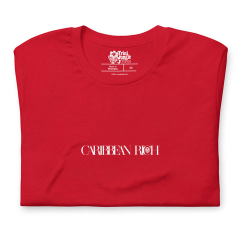 Caribbean Rich - T-shirt ajusté premium unisexe minimaliste