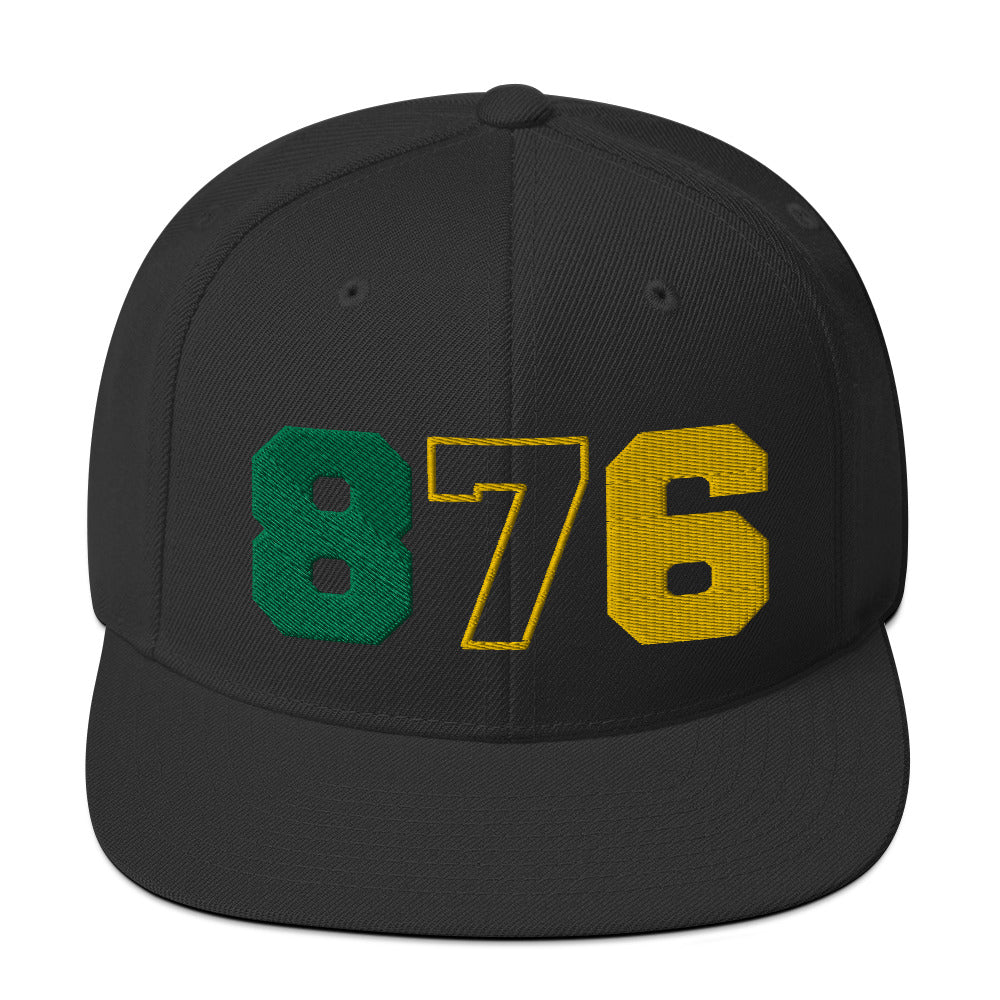 LOCAL - Area Code 876 Jamaica Snapback Hat | Trini Jungle Juice Store