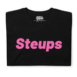 Caribbean Sayings - Steups Unisex T-Shirt (Pink Print) - Trini Jungle Juice Store