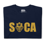 Choose LOVE and SOCA - SOCA Unisex T-Shirt (Gold Print) - Trini Jungle Juice Store