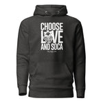Choose LOVE and SOCA - Unisex Premium Hoodie - Trini Jungle Juice Store